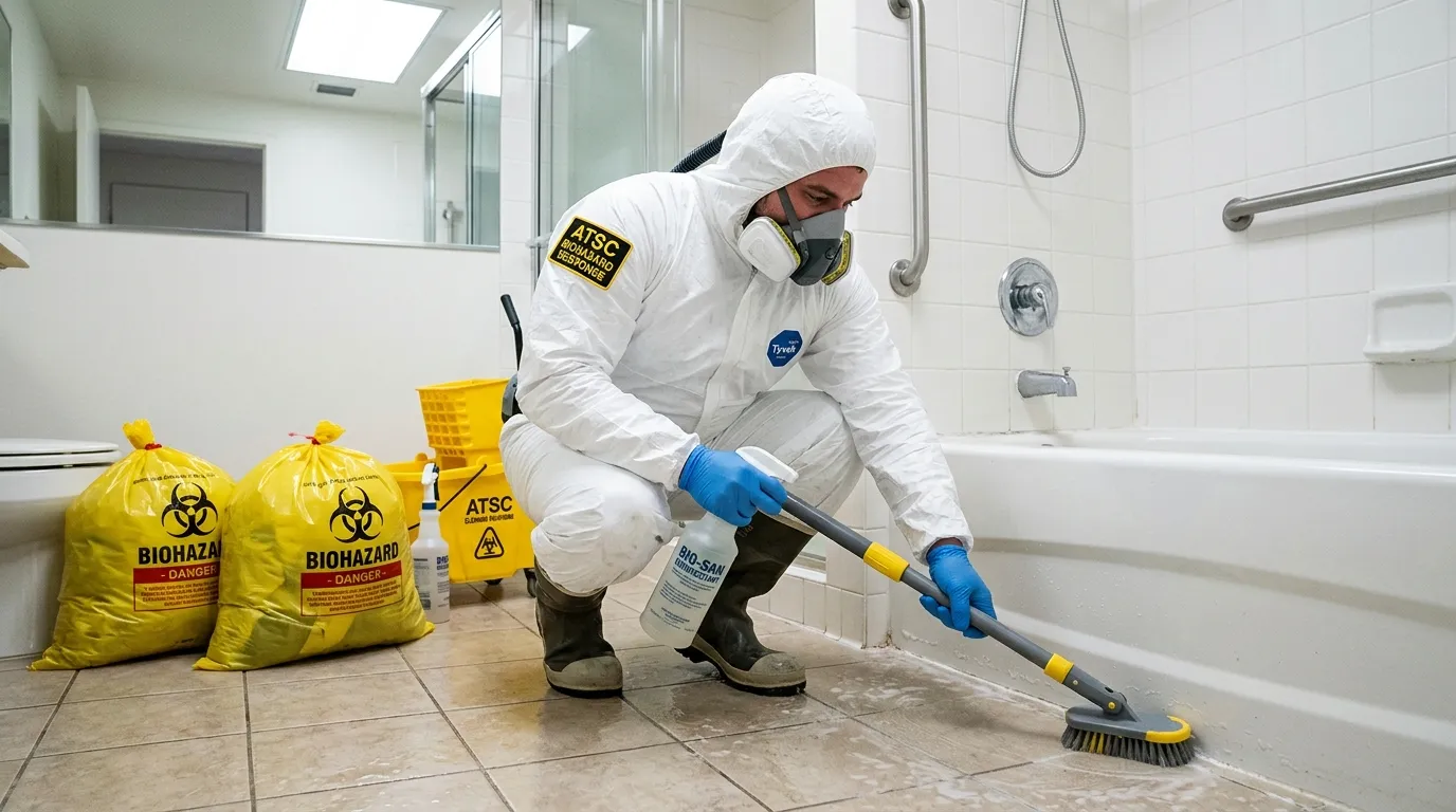 Decontamination equipment deployed for Blood Cleanup in Brewerytown